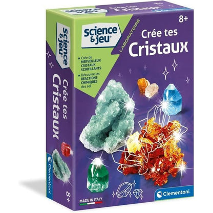 CLEMENTONI Science & Game - Creates Crystals - Scientific Game