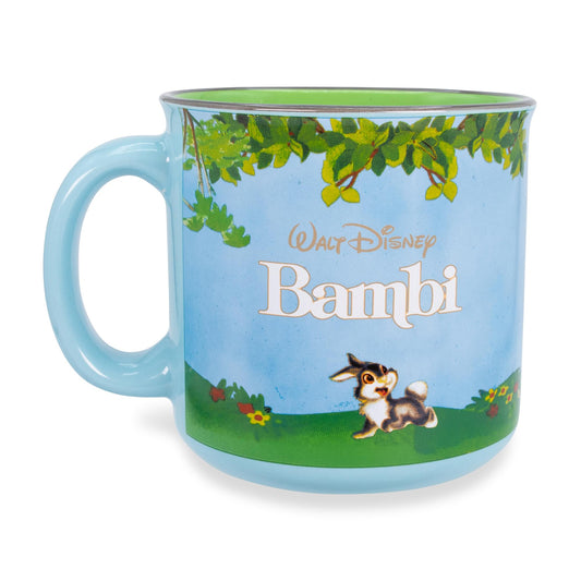 Disney Bambi Meadow Scene Ceramic Camper Mug | Holds 20 Ounces