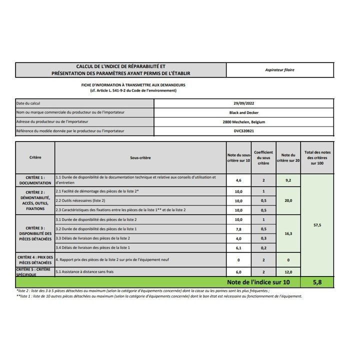 Cordless handheld vacuum cleaner - BLACK & DECKER DVC320B21-QW - 35 AW - 12 V - 2 speeds - Rose Gold