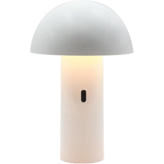 Cordless table lamp - LUMISKY - TOD WHITE - H28 cm - Adjustable head - Warm white LED