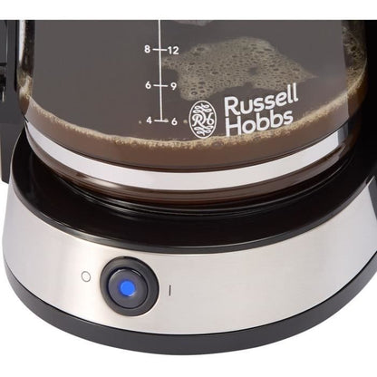 Coffee maker - RUSSELL HOBBS - HEATON - 1.25 L - Black / Stainless steel