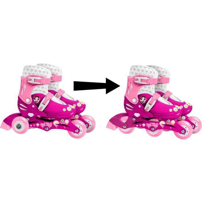 DISNEY PRINCESSES Inline Skates Adjustable 27-30 2in1 Triskate