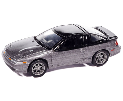 1991 Eagle Talon TSi Medium Quartz Metallic with Black Top "Modern Muscle" Series 1/64 Diecast Model Car by Auto World