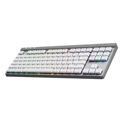 Logitech G515 LIGHTSPEED Wireless Keyboard without Numeric Keypad (Brown Switch) - White