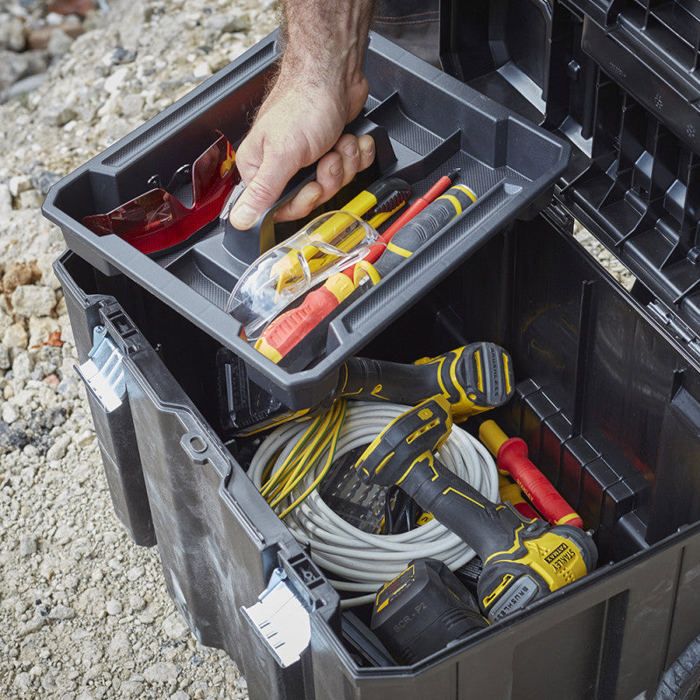 STANLEY Large Volume Mobile Chest with Telescopic Handle - FMST1-75753