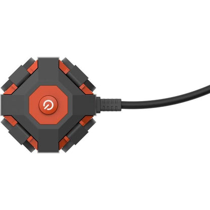 Power Globe - QUARX - IP44 - 4 sockets, switch, 3m cable