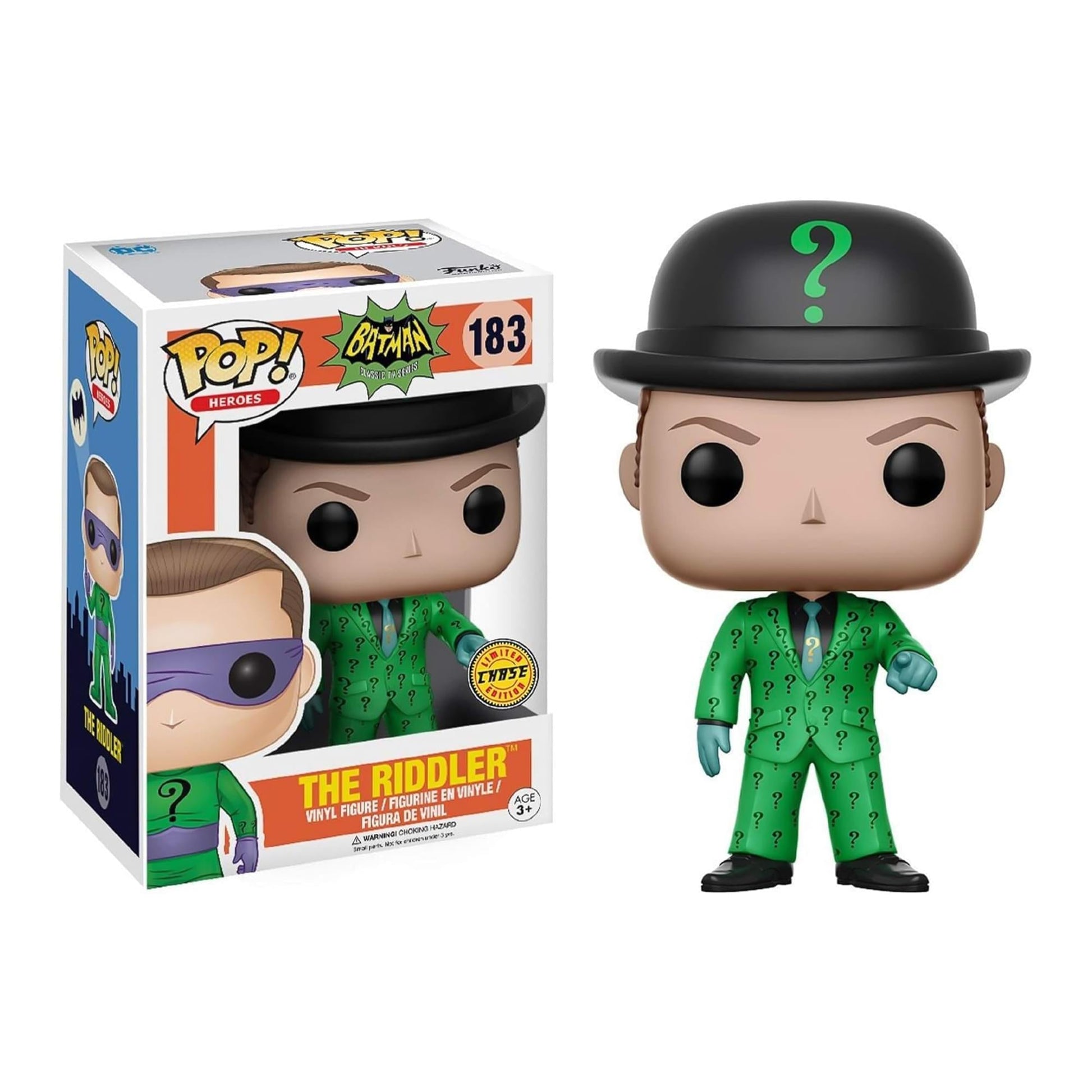 DC Heroes Funko POP Vinyl Figure - Riddler Chase Variant