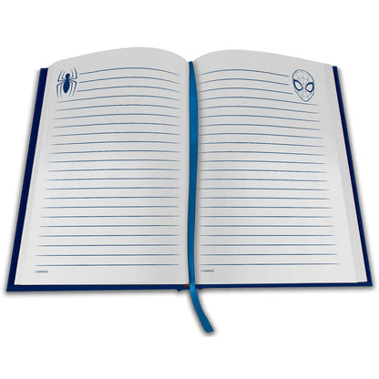 Marvel Spiderman Notebook with clock