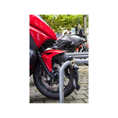 Monobloc chain lock - ABUS - 1480/150 - 14 mm links - Fabric sheathing - Direct locking - Xplus cylinder - 2 keys