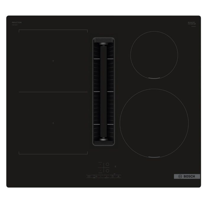 Induction cooktop - BOSCH - 4 burners - 52.2 x 59.2 x 22.9 cm - PVS611B16E - Black