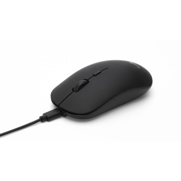 Wireless mouse - THE G-LAB - M-WL-OFF100-BLACK - 2.4g + Bluetooth - Rechargeable - Mac & Windows compatible