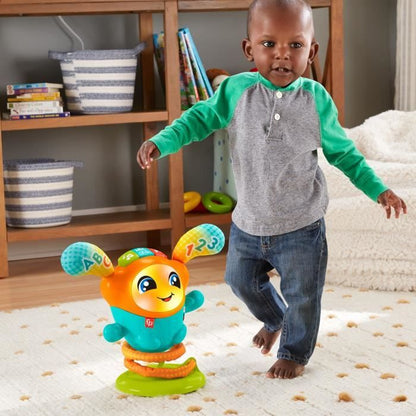 Fisher Price - DJ The Danseur robot has bounced - Wake -up toy 1st age - 9 months and more