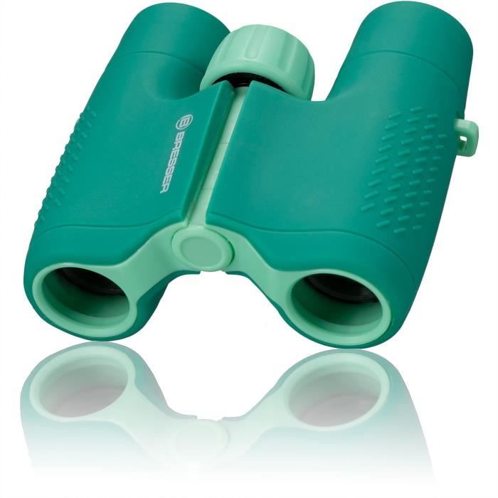 Robust children's binoculars - BRESSER JUNIOR - ergonomic - 6x magnification - green