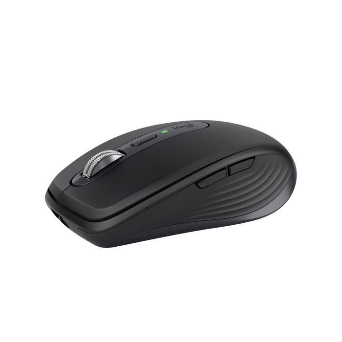Wireless Mouse - LOGITECH - MX Anywhere 3S - Bluetooth - Silent Clicks - 6 buttons - Graphite