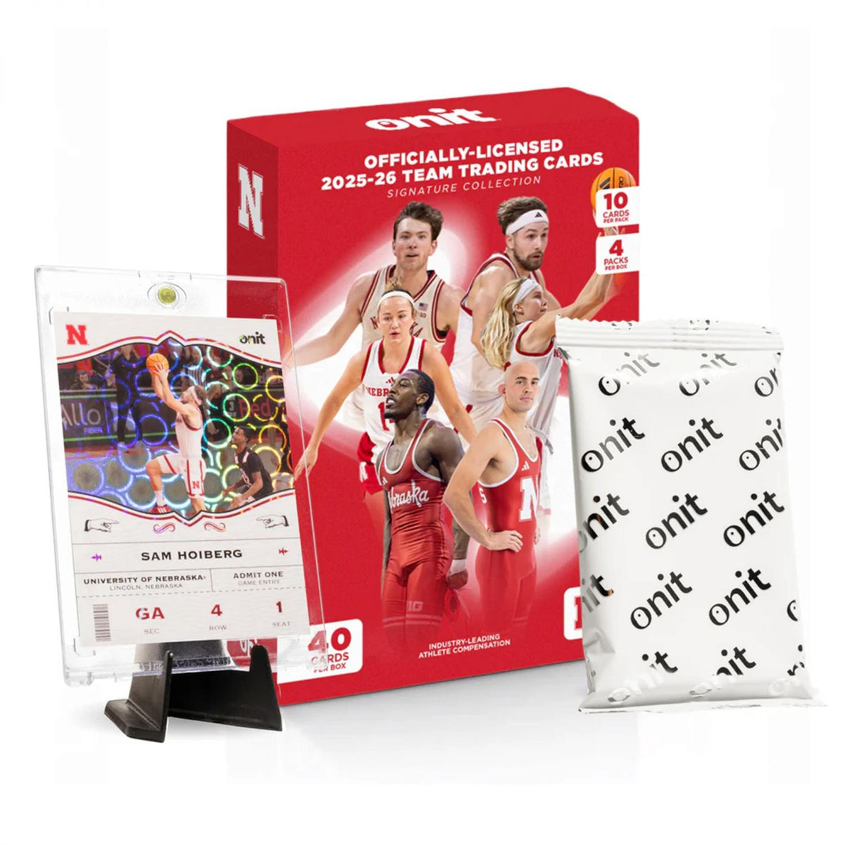 University Of Nebraska ONIT Winter Sports 2025-26 Trading Card Value Box