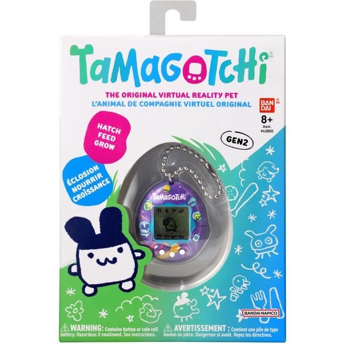 Bandai - Tamagotchi - Original Tamagotchi - Tama Universe - Virtual Electronic Pet with Screen, 3 Buttons and Games - 42956