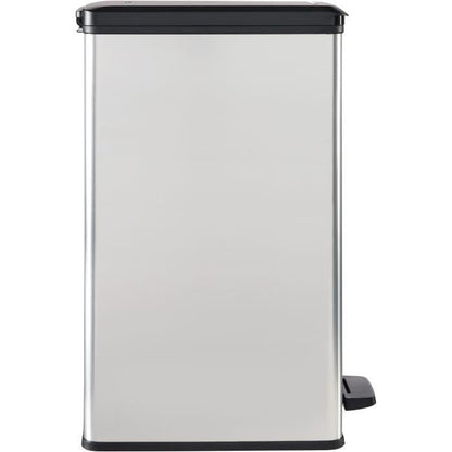 Slim Bin - SLIM BIN - CURVER - 40L - Space saving - 40 x 25 x 61 cm - Metallic grey