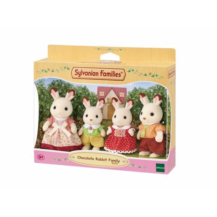 The Chocolate Rabbit Family - Sylvanian Families - 5655 - From 3 years old