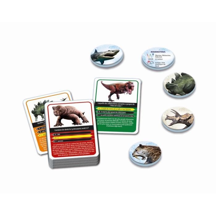 Clementoni - Dinosaurs and prehistory quiz - 3 different game modes - Ages 6 and up