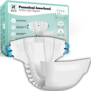 1 Conf. da 25 pz Tg. L Pannoloni Assorbenti ActiveLife Adulto RMOVE