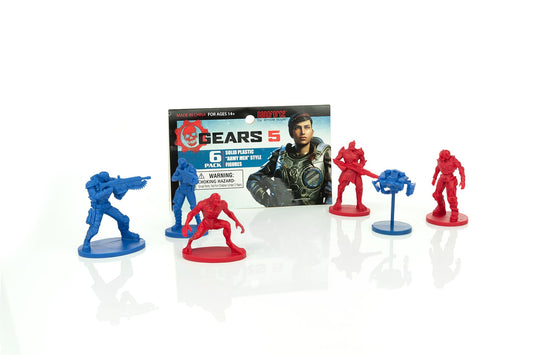 Gears 5 Nanoforce Army Builder Pack | Includes 6 Gears Of War Army-Men Figures