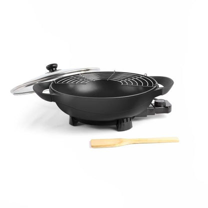 Electric wok - LIVOO - DOC128N - 1500W - 4L, 6 people - Ø33 cm - Non-stick coating - Adjustable and removable thermostat