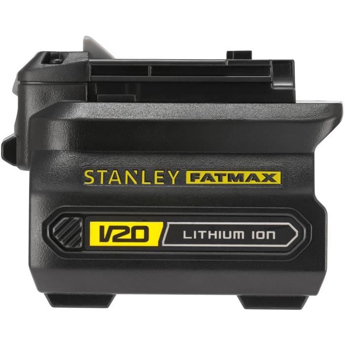 Battery Adapter - STANLEY FATMAX V20 - SFMCB100-XJ - On 18V Tools 2019 Range