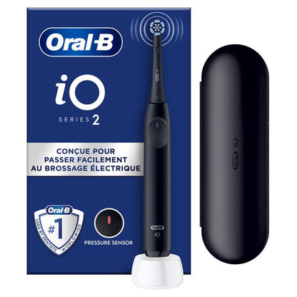 Electric toothbrush - Oral-B - iO2 - Black - 3 modes - 2-minute timer