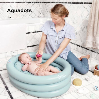 Babymoov AQUADOTS Inflatable Bathtub with removable deckchair, from birth