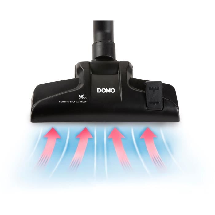 Domo do1033S - Compact vacuum cleaner with 450W bag - HEPA10 filter. Radius of action 7m. 1.5L bagcacity.