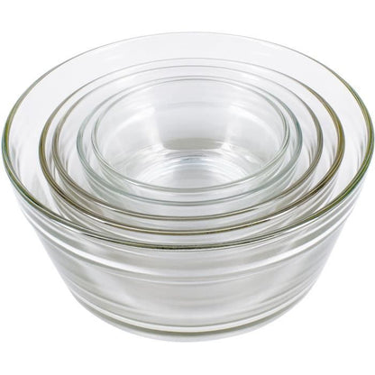Set of 5 bowls - MENASTYL - 5039038 - 150 ml, 230 ml, 400 ml, 610 ml and 940 ml - Durable plastic lids