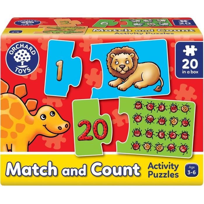 Clever Puzzle - ORCHARD - Match and Count
