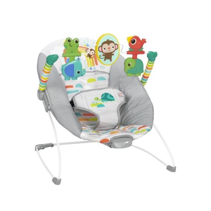 Bright Starts Transat Playful Paradise, soothing vibrations, interactive toys, 0-6 months