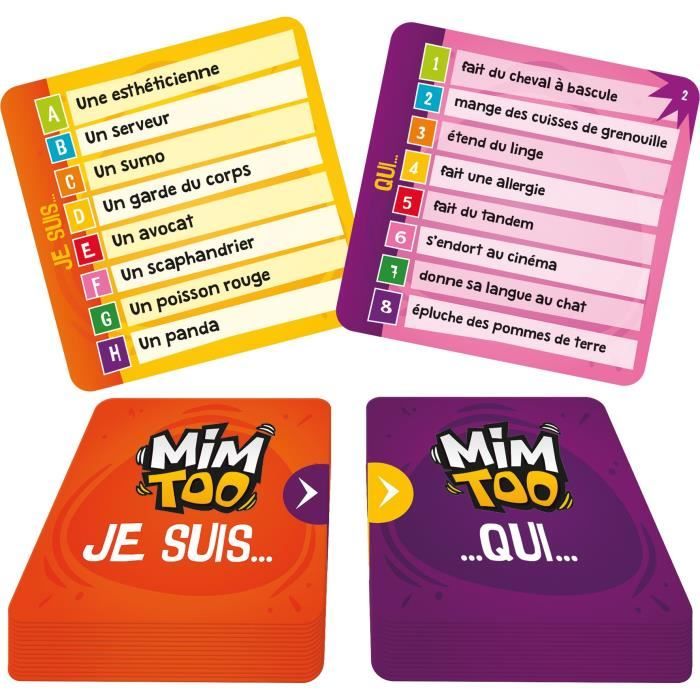Mimtoo|Asmodee - Card and imagination game - from 6 years old
