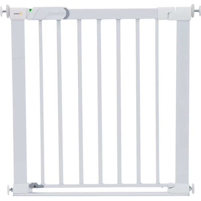 SAFETY 1ST Flat Step Barrier Metal Child Safety Barrier - White