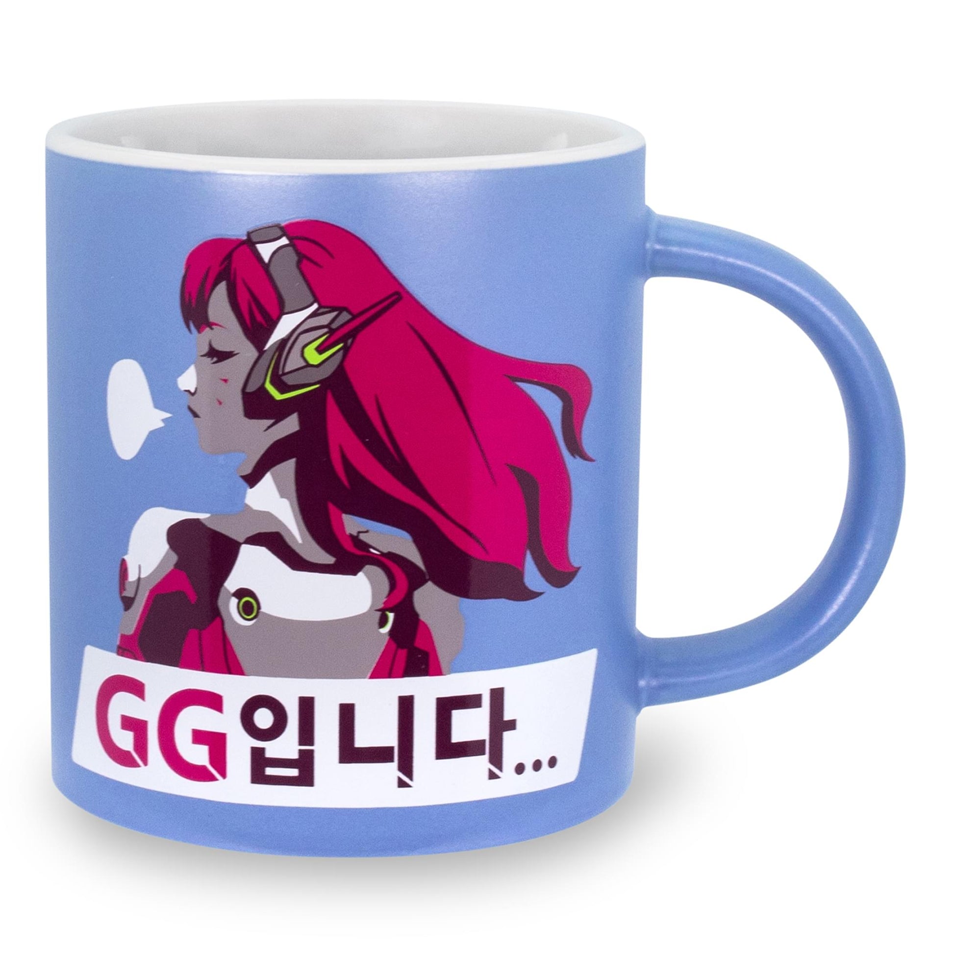 Overwatch D.Va "Nerf This" Ceramic Coffee Mug | Holds 16 Ounces