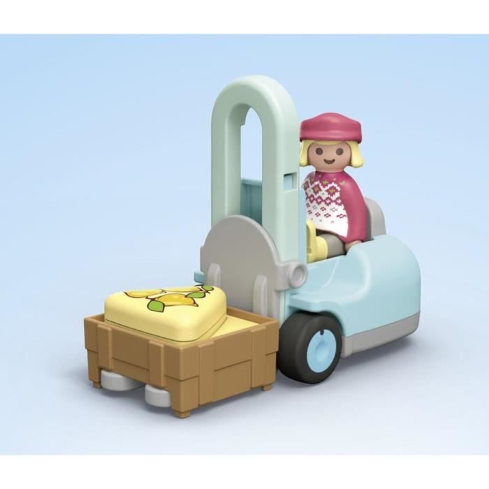 PLAYMOBIL JUNIOR - 71691 - Organic fruit and vegetable stall