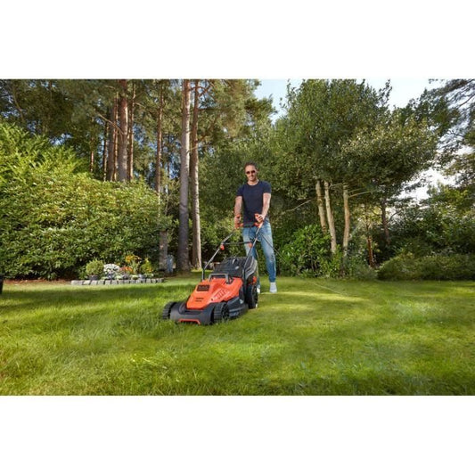 BLACK & DECKER Lawnmower 42cm 1800W - Handle Bike BEMW481BH