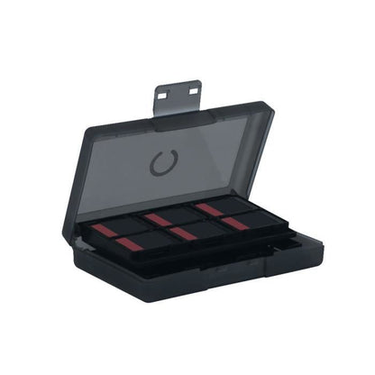 Protective and transport case - KONIX - For Nintendo Switch 2 game cartridges - Shockproof - 24 storage compartments - Black