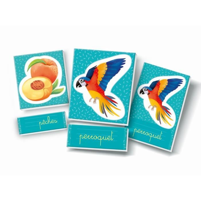 Montessori - Clementoni - Words in images - Educational game developing the lexicon - From 3 years old