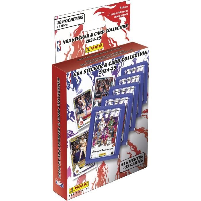 Blister pack - PANINI - NBA US basketball 2024/25 - 10 pockets