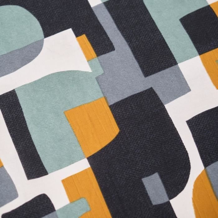 Bedding set - TODAY - Sunshine - 2 people - 240x260cm - Natural cotton - Check print