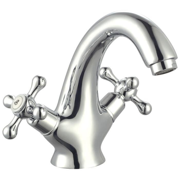 Rousseau Mechanical mixer tap Lavabo Beverley - Fixed