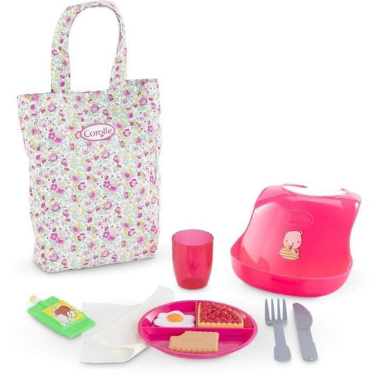 Baby doll accessories - COROLLE - Large Meal Box - For 36 and 42 cm baby dolls - 11 accessories - From 2 years old