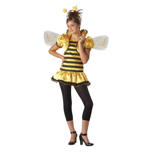 Honey Bee Girl Dress Designer Costume Child Medium