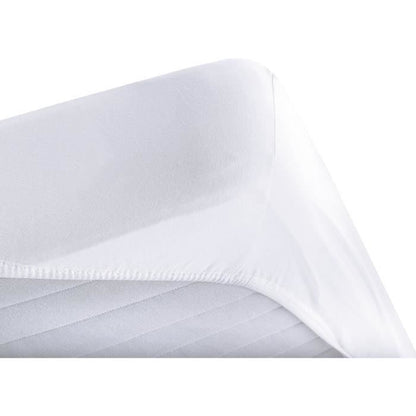 Absorbent mattress protector - 140x190 cm - Cotton - Anti -mite