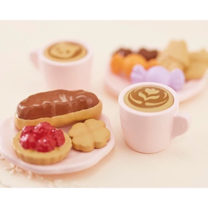 The snack table - SYLVANIAN FAMILIES - 5742 - Table set with chairs, dishes and pastries