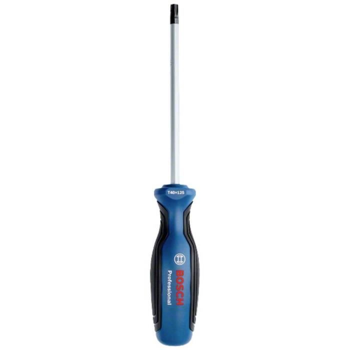 Screwdriver - BOSCH PROFESSIONAL - TX 40x125 - S2 tool steel - Precision tip - Ease of use