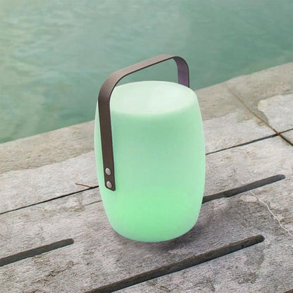 Cordless lantern - LUMISKY - LUCY ROCK - H31 cm - Aluminum handle - Warm white and dimmable white LED