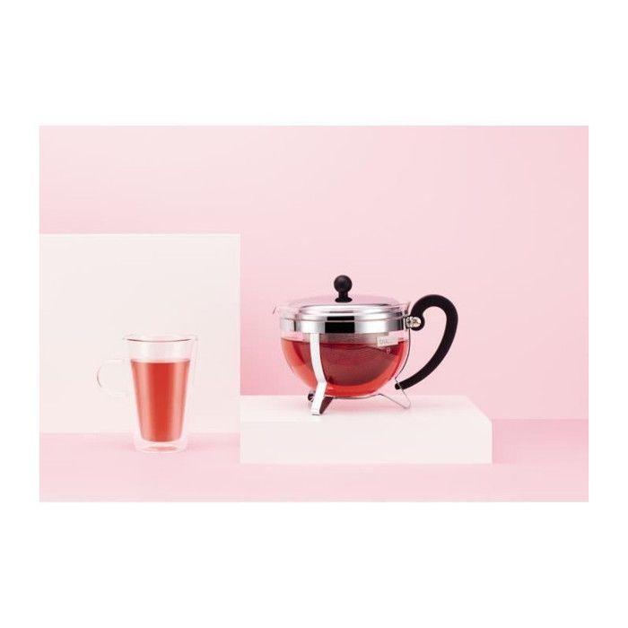 BODUM CHAMBORD Teapot with 1.3L gray sieve